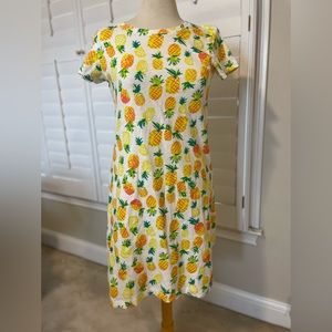 Pineapple cotton dress